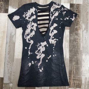 Affliction cut out tee